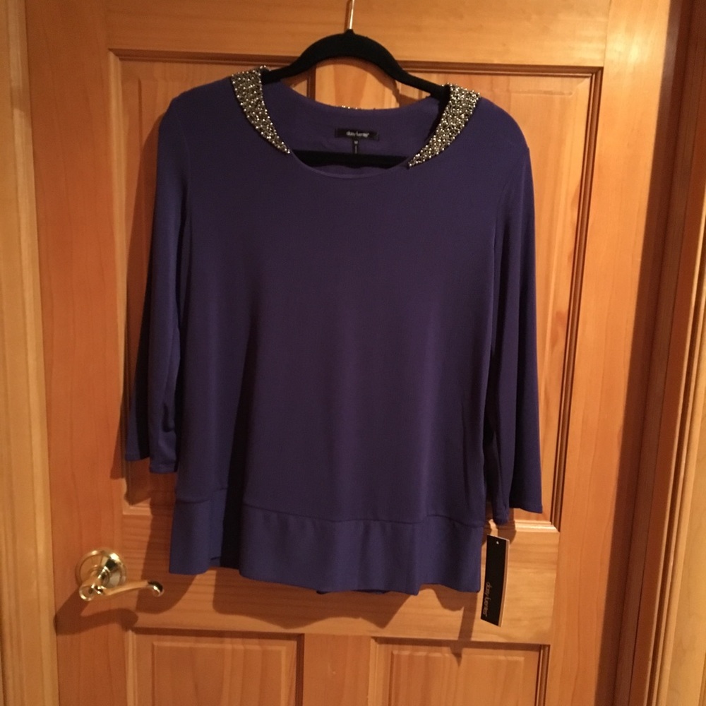 Daisy Fuentes too w/ beaded neckline - NWT